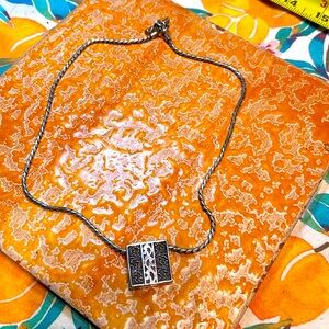 Lois Hill Sterling pendant necklace